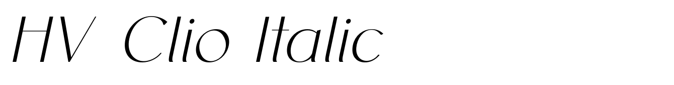 HV Clio Italic